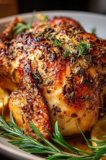 Garlic Herb Roast Chicken