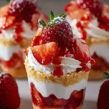 Strawberry Shortcake Cups