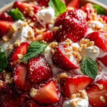 Strawberry Crackle Salad