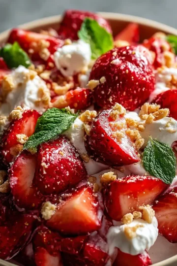 Strawberry Crackle Salad