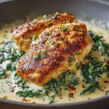 Creamy Chicken and Spinach