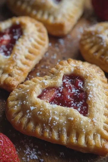 Strawberry Heart Hand Pies