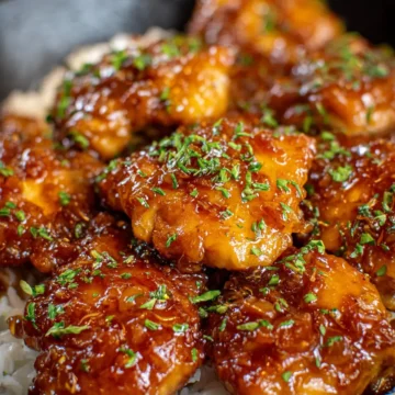 Sticky, Gooey, Sweet & Savory Apricot Chicken
