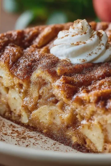 Cinnamon Sour Cream Apple Cake