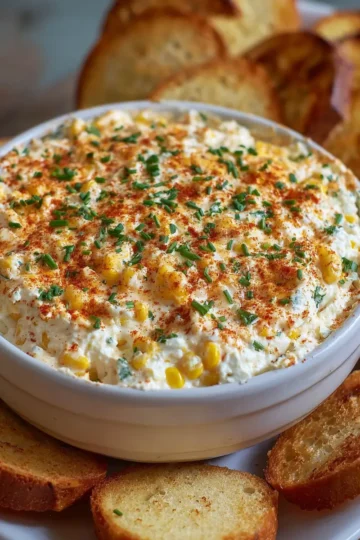 Creamy Corn Dip with Cream Cheese