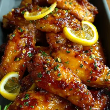 Honey Lemon Chicken Wings