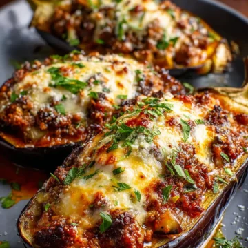 Eggplant Stuffed with Beef