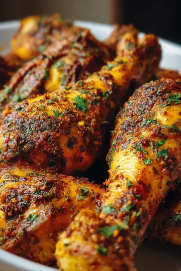 Well-Spiced Chicken Drumsticks Ready