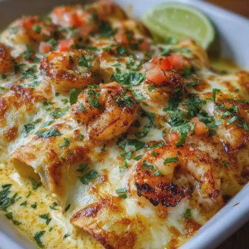 Creamy Shrimp Enchiladas Supreme