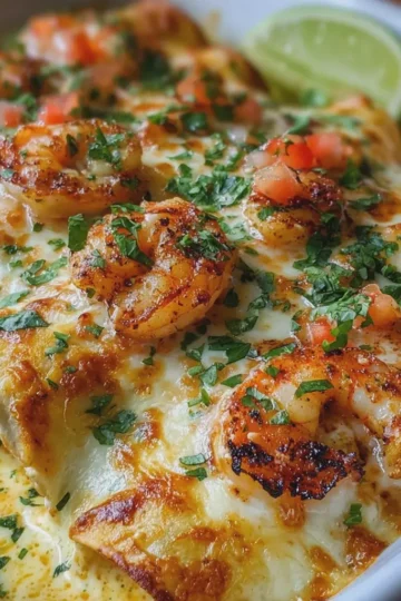 Creamy Shrimp Enchiladas Supreme