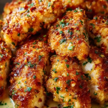Crispy Creamy Garlic Chicken