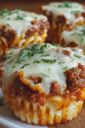 Lasagna Cupcakes