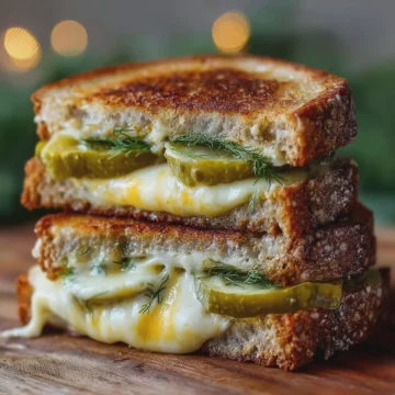 The Best Dill Pickle Grilled Cheese