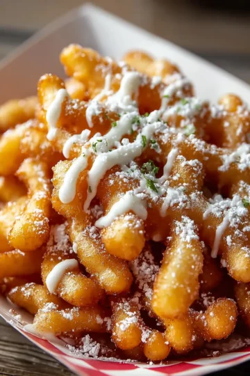 Easy Funnel Cake Fries