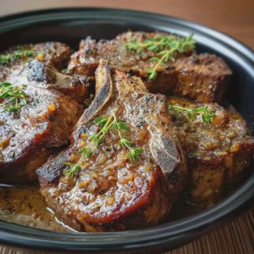 4-Ingredient Slow Cooker Beef Chops