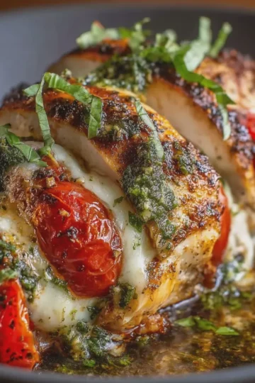 Caprese Stuffed Chicken