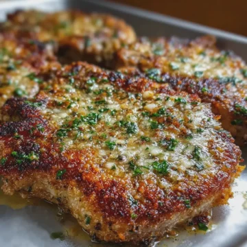 Parmesan Baked Beef Chops