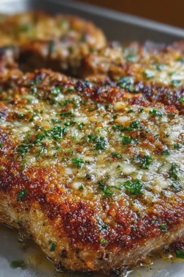 Parmesan Baked Beef Chops