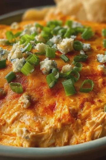 Crockpot Buffalo Chicken Dip