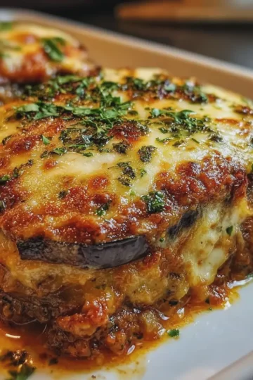 Cheesy Eggplant Lasagna