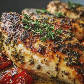 Garlic Herb Roasted Chicken Breasts