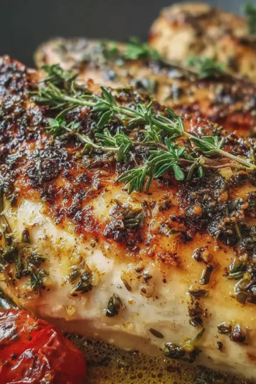 Garlic Herb Roasted Chicken Breasts