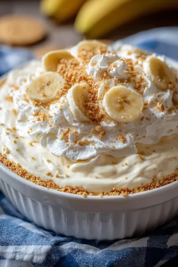 No Bake Banana Cream Pie Dip
