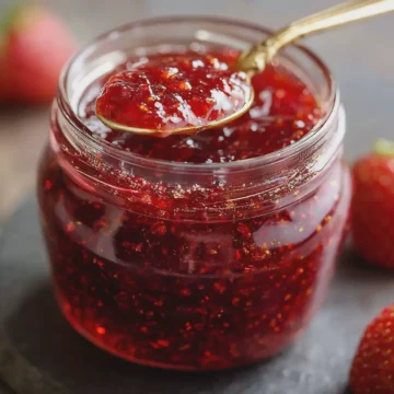 French-Style Strawberry Vanilla Jam