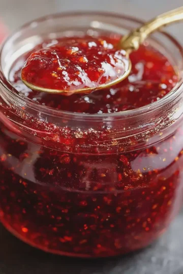 French-Style Strawberry Vanilla Jam