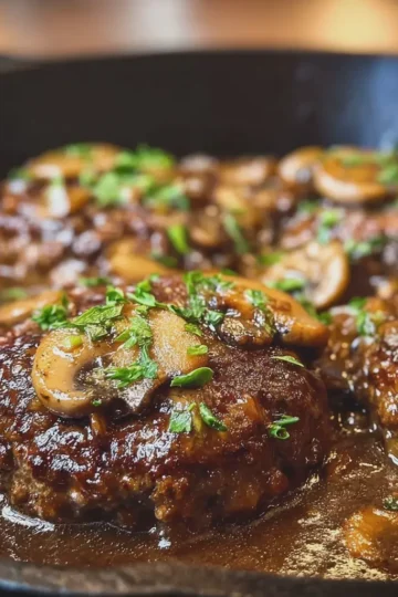 Classic Skillet Salisbury Steak