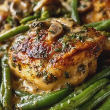 Slow Cooker 4-Ingredient Chicken and Green Beans
