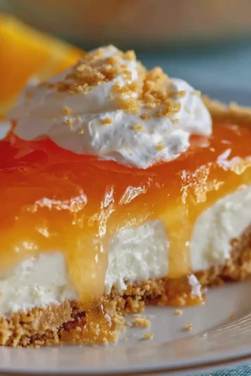 Orange Jello Creamsicle Pie