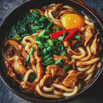 Chicken Udon Noodles
