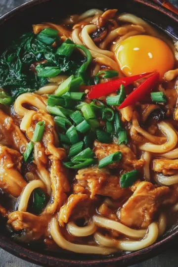 Chicken Udon Noodles