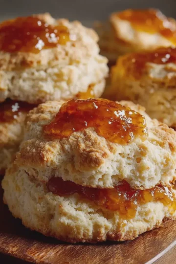 Peach Butter Swim Biscuits