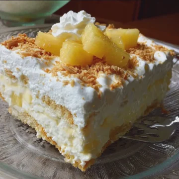 No-Bake Pineapple Cream Dessert