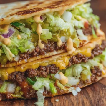 Big Mac Smash Tacos