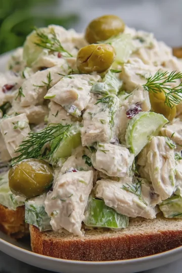 Dill Pickle Chicken Salad