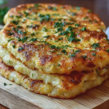 Cheesy Potato Flatbread