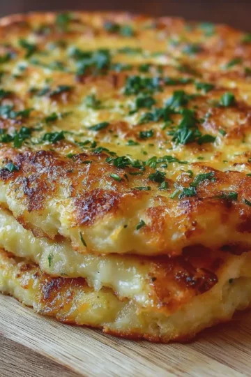 Cheesy Potato Flatbread