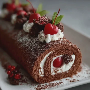 Swiss Roll Meets Black Forest Charm