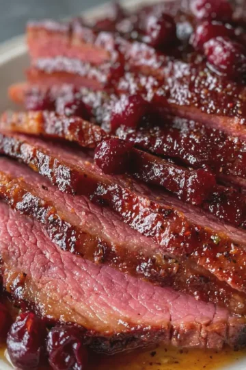 Slow Cooker 3-Ingredient Cherry Cola Corned Beef
