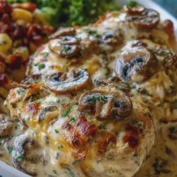 Creamy Mushroom Baked Chicken