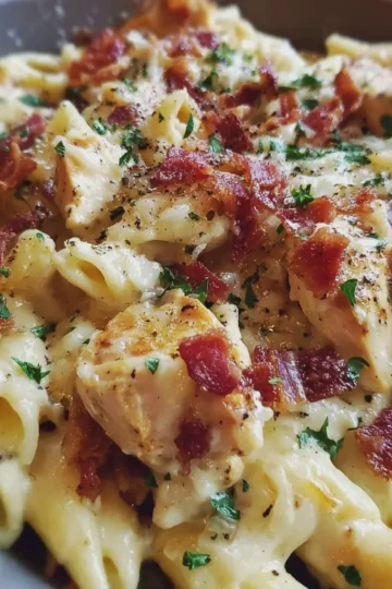 Chicken Bacon Cheese Pasta