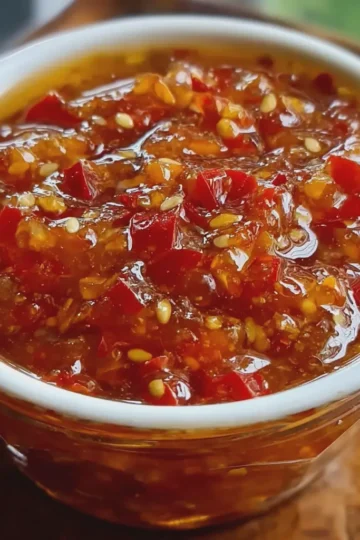 Homemade Sweet Chili Sauce