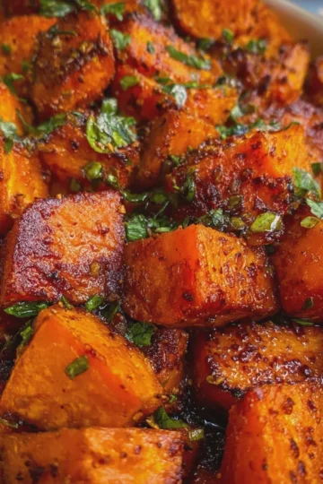 Oven Roasted Spicy Sweet Potatoes