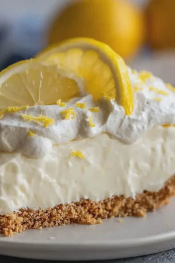 Refreshing No-Bake Lemon Icebox Pie