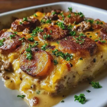 Savory Beef and Potato Casserole