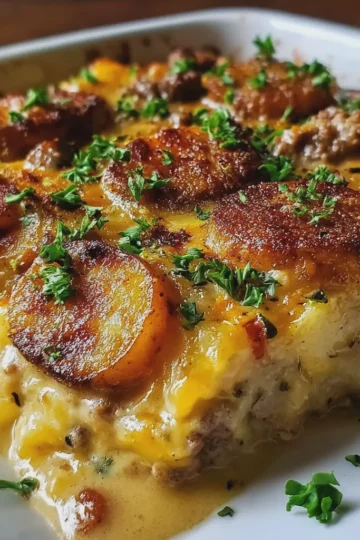 Savory Beef and Potato Casserole