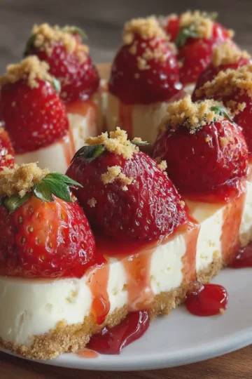 Cheesecake Deviled Strawberries
